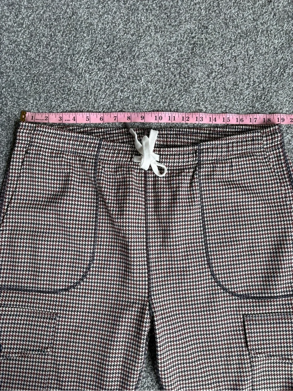 Todd Snyder Men's Houndstooth Technical Knit Pull On Jogger Pants – Size XL